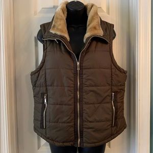 Sherpa Lined Puffer Vest